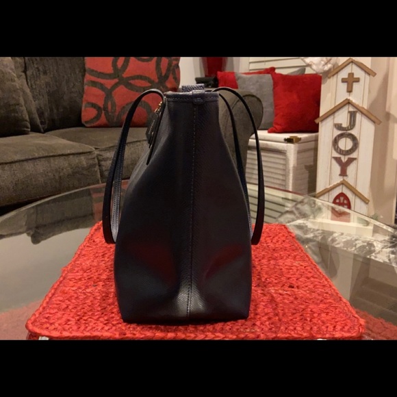 Navy Blue Coach Tote - Picture 5 of 5